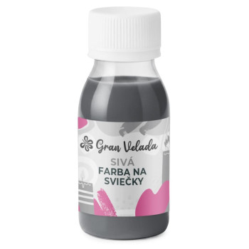 Sivá farba na sviečky. Online predaj. Gran Velada