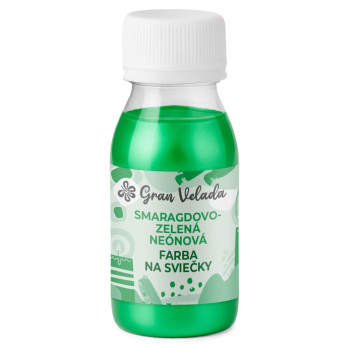 Metalická smaragdovo zelená farba na sviečky : Gran Velada