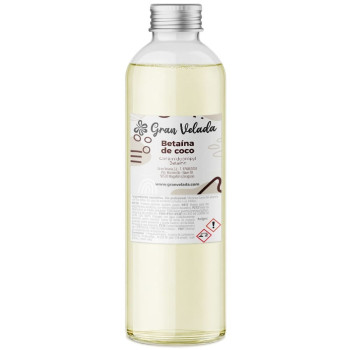 Kokosový betaín. Kokamidopropyl betaín. Mierna povrchovo aktívna látka