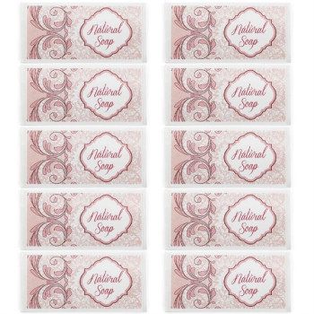 Ružové nálepky prírodné mydlo