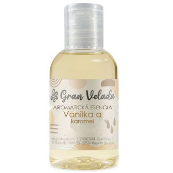Aromatická esencia vanilky a karamelu na výrobu mydiel a kozmetiky