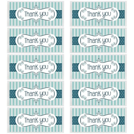 Dankeschön-Aufkleber für die Verpackung