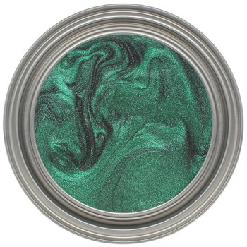 Metalický zelený lak na sviečky, špeciálne vianočné sviečky