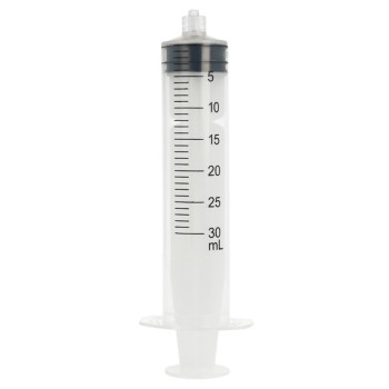 Odmerná striekačka s objemom 30 ml plastu. Online predaj.