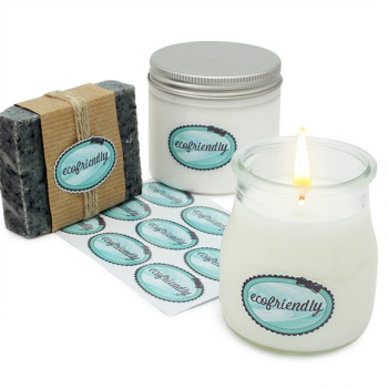Ekologické nálepky na balenie. Online predaj.