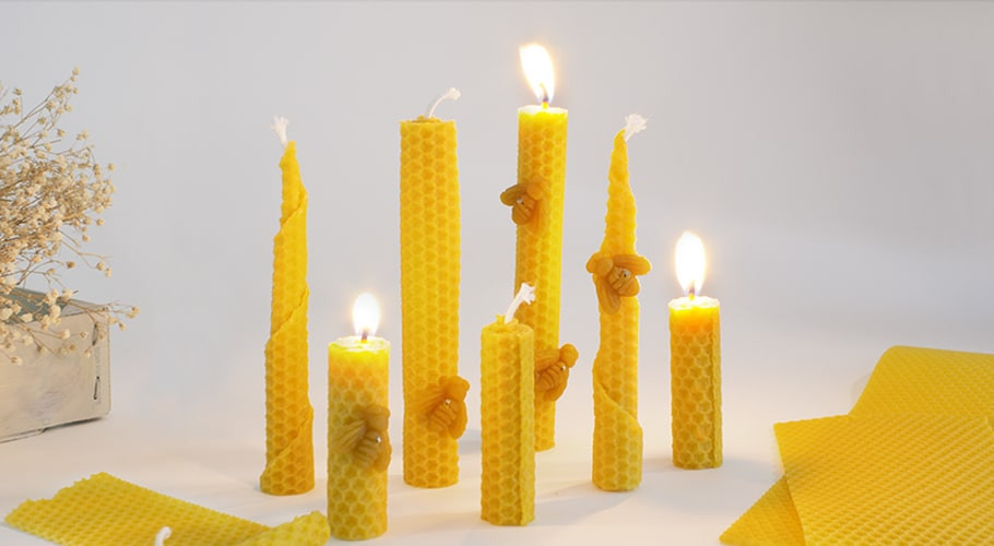 Formy na sviečky zo včelieho vosku