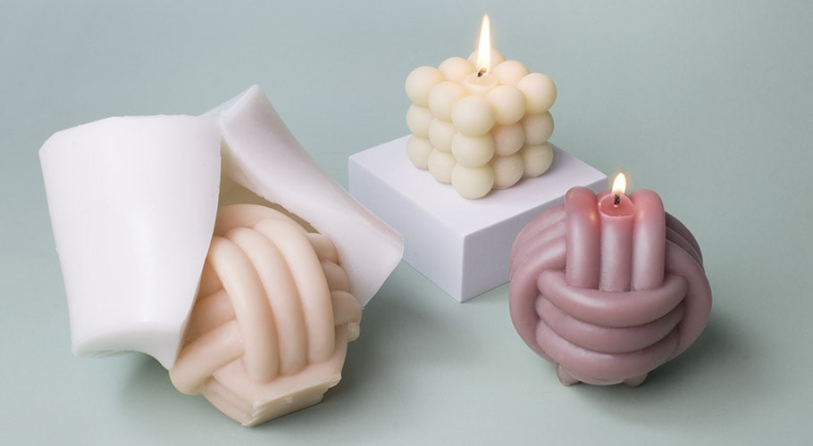Formy na výrobu dekoratívnych sviečok