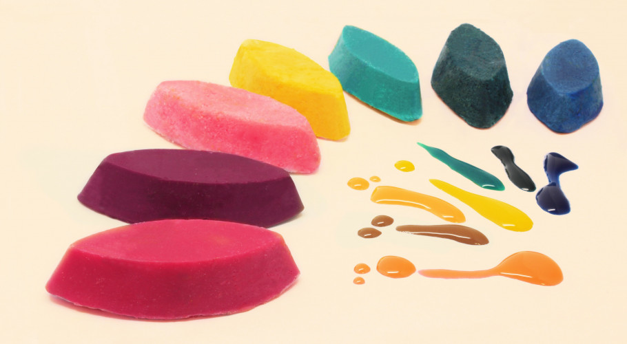 Farbivá tekuté pigmenty pre olejové mydlo